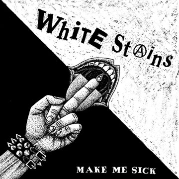 WHITE STAINS "Make Me Sick" LP (Import) Green Vinyl